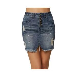 O’neil Denim Skirt Size 11 = Approx Size 6 NWT Brand New
